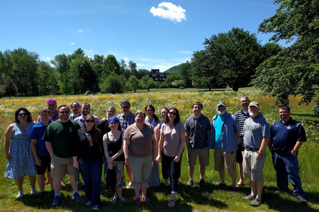 Hack/Doc group photo at Hampshire College