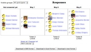 Choice: Responses How I see student responses