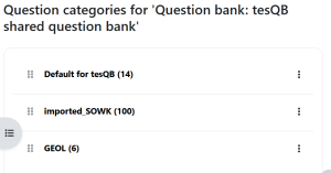 The Question Bank in Moodle 5.0 – CLAMP